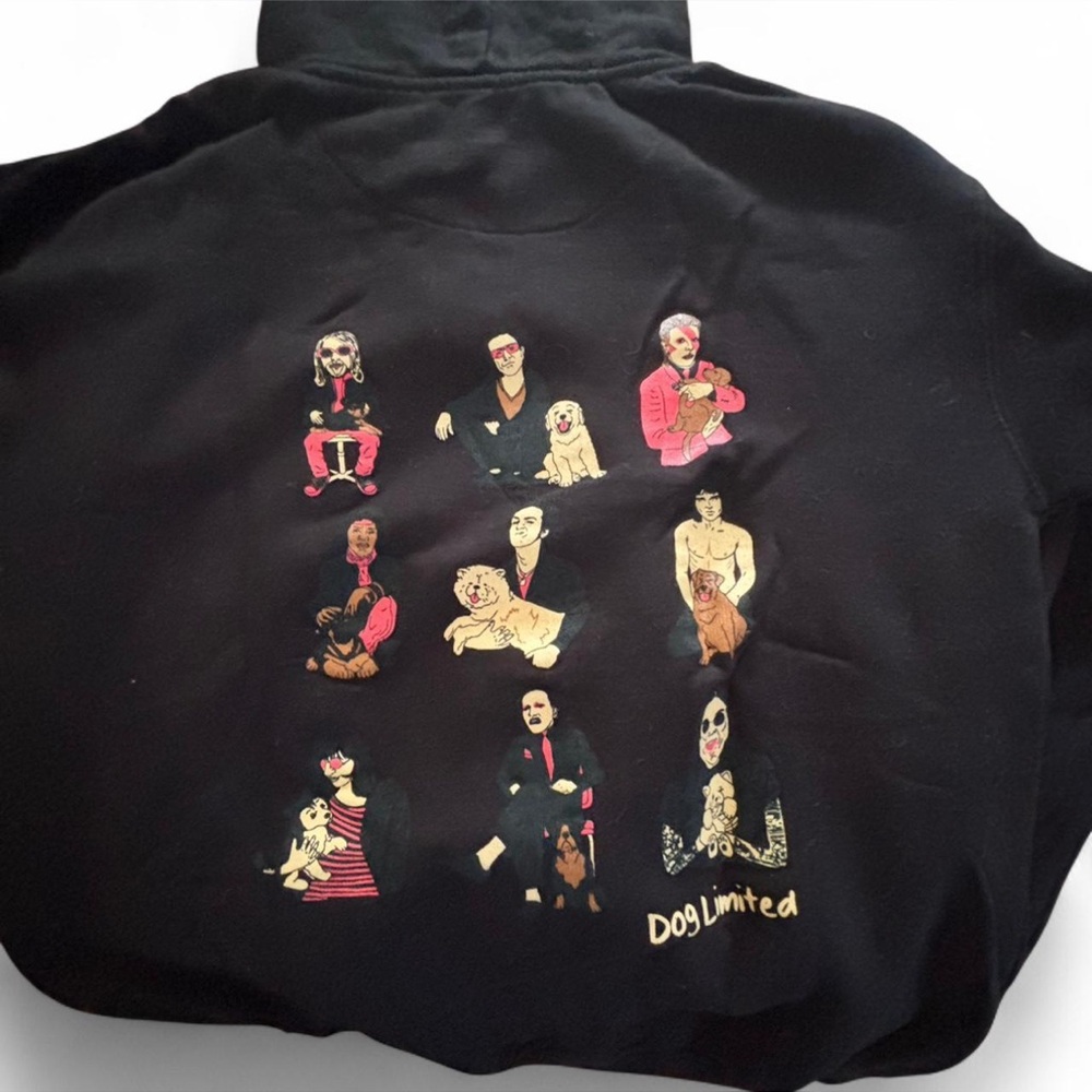 Black Hoodie with Colorful Graphic